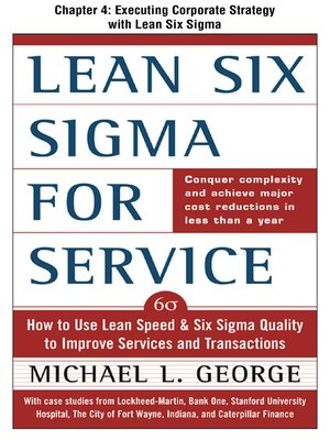 cover image of Executing Coroporate Strategy With Lean Six Sigma